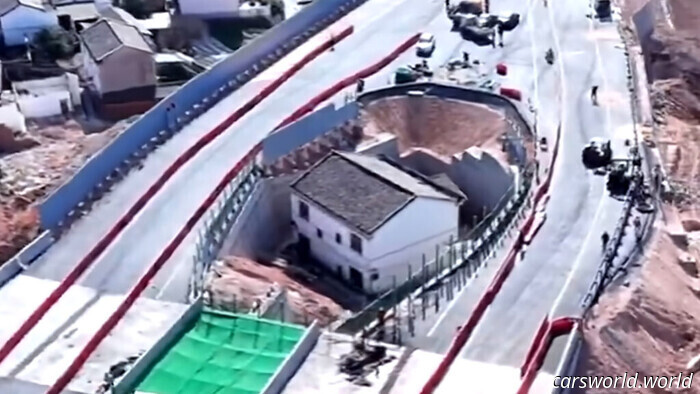 Man's Relentless Bet Results in His Home Enclosed by a Giant Highway | Carscoops